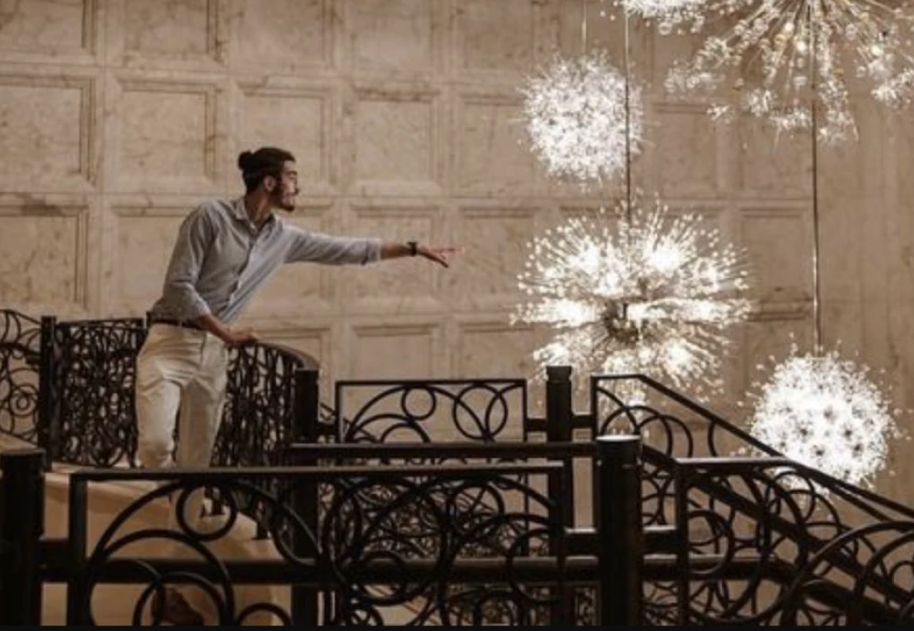 crystal dandelion chandelier