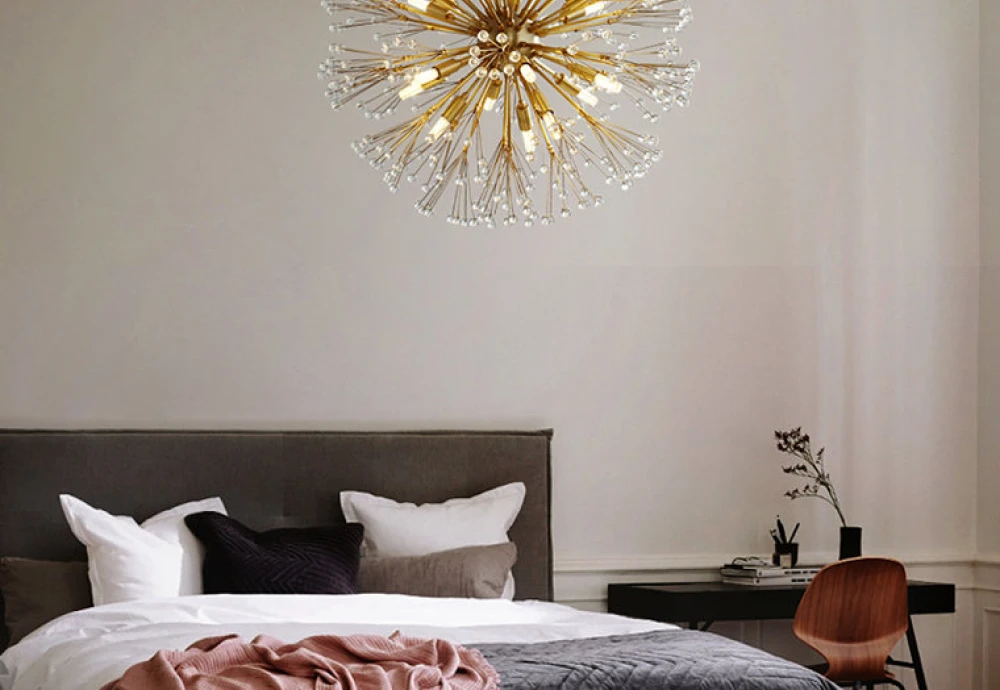 crystal chandelier gold